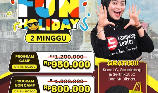 Paket Holiday Ceria Kampung Inggris LC Jogja