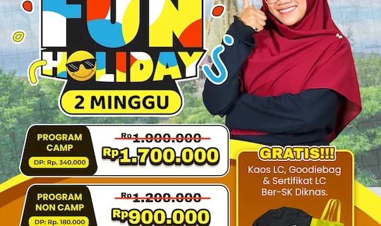 Paket Holiday Ceria Kampung Inggris LC Lampung