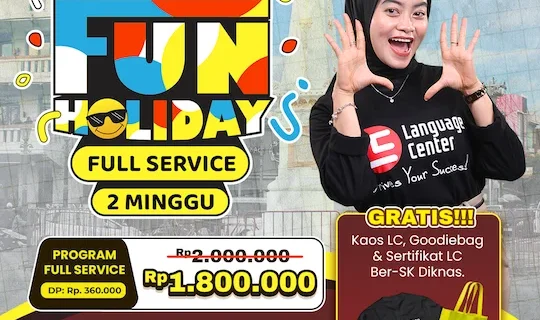 Paket Holiday Ceria Kampung Inggris LC Jogja